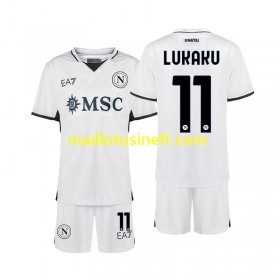 Maillot de Foot SSC Naples Lukaku 11 Extérieur 2024-25 - Enfant